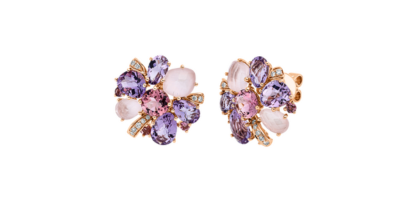 Brogle Classic colored stud earrings
