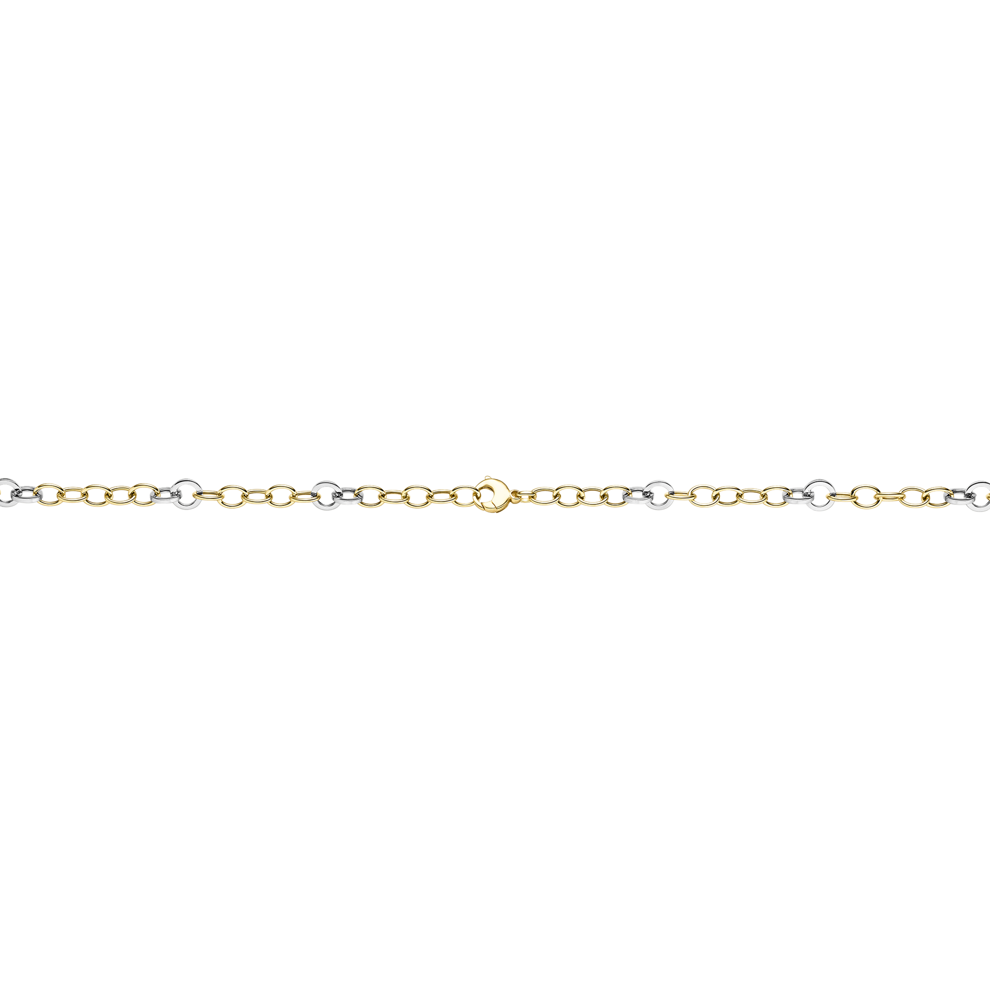 Brogle Classic Bicolor Ring Necklace 9,5mm Brogle Classic Bicolor Ring Necklace 9,5mm