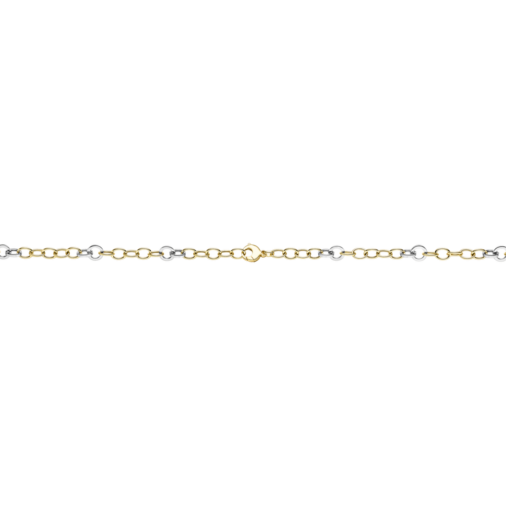 Brogle Classic Bicolor Ring Necklace 9,5mm Brogle Classic Bicolor Ring Necklace 9,5mm