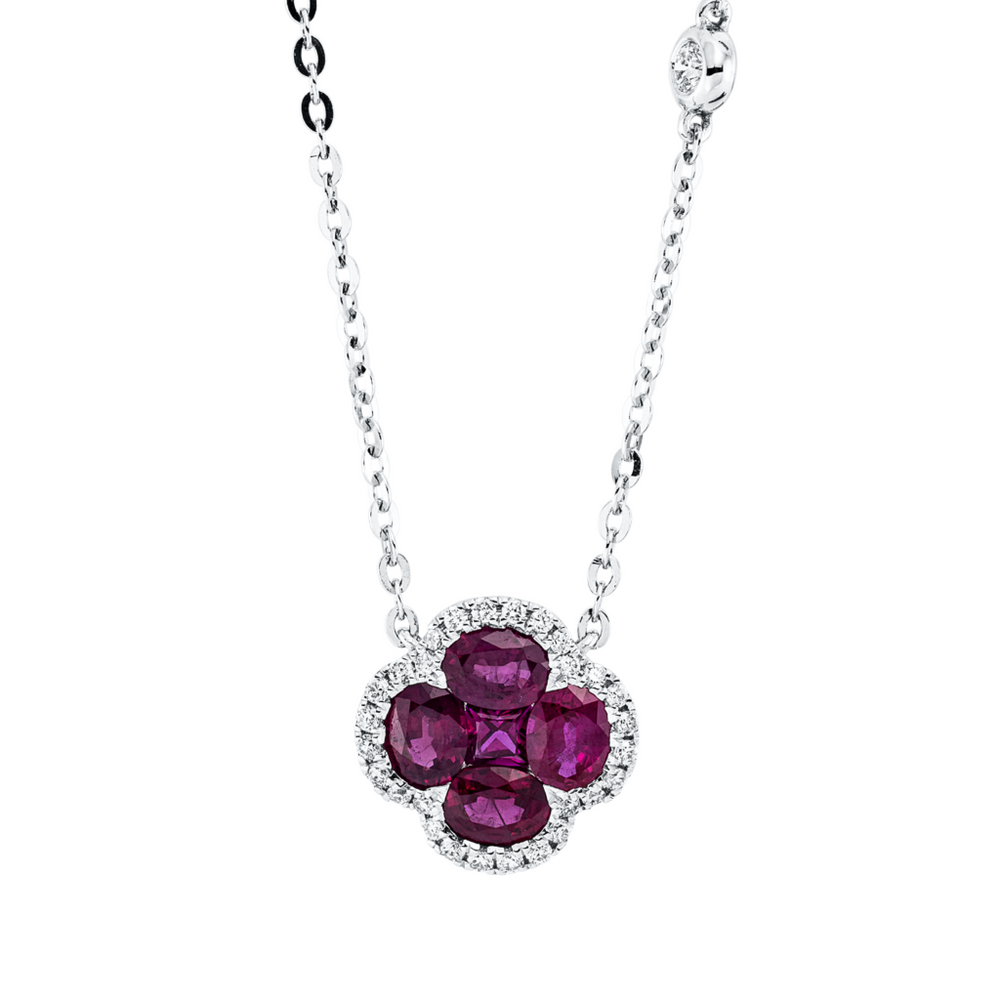 Brogle Classic necklace with ruby pendant