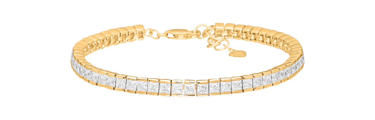 18 carat gold plated silver