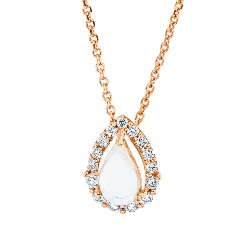 Brogle Classic Kette mit Amethystanhänger