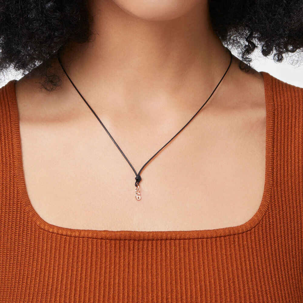 176155 DMB4026 NUM6S 0009R 100 Dodo number 6 charm 9k rose gold s64b028391adbcbb5