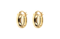 Bronzallure Golden hoop earrings