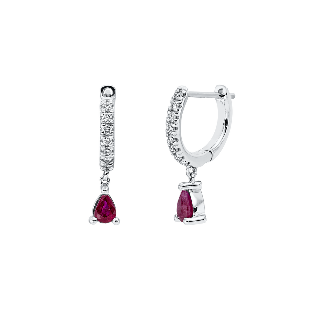 Brogle Classic ruby earrings