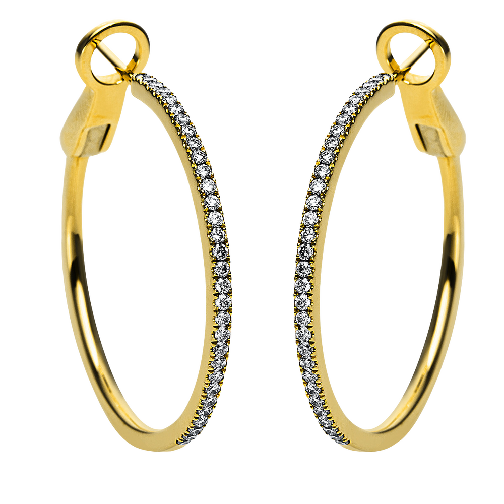 Brogle Selection Eternity diamond hoop earrings