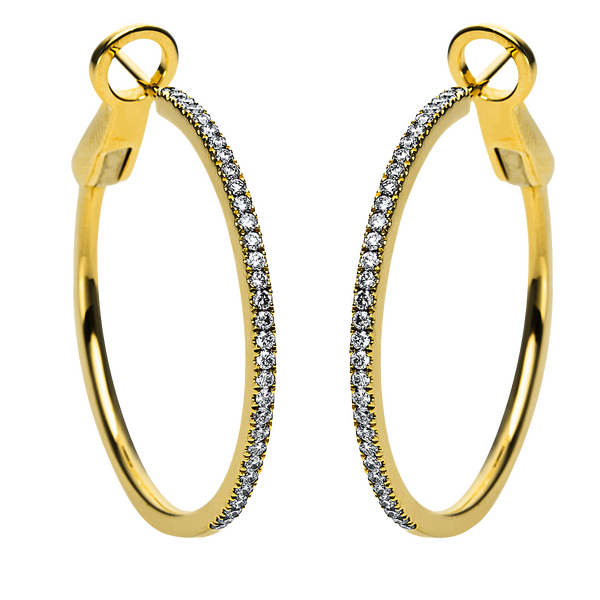 Brogle Selection Eternity diamond hoop earrings