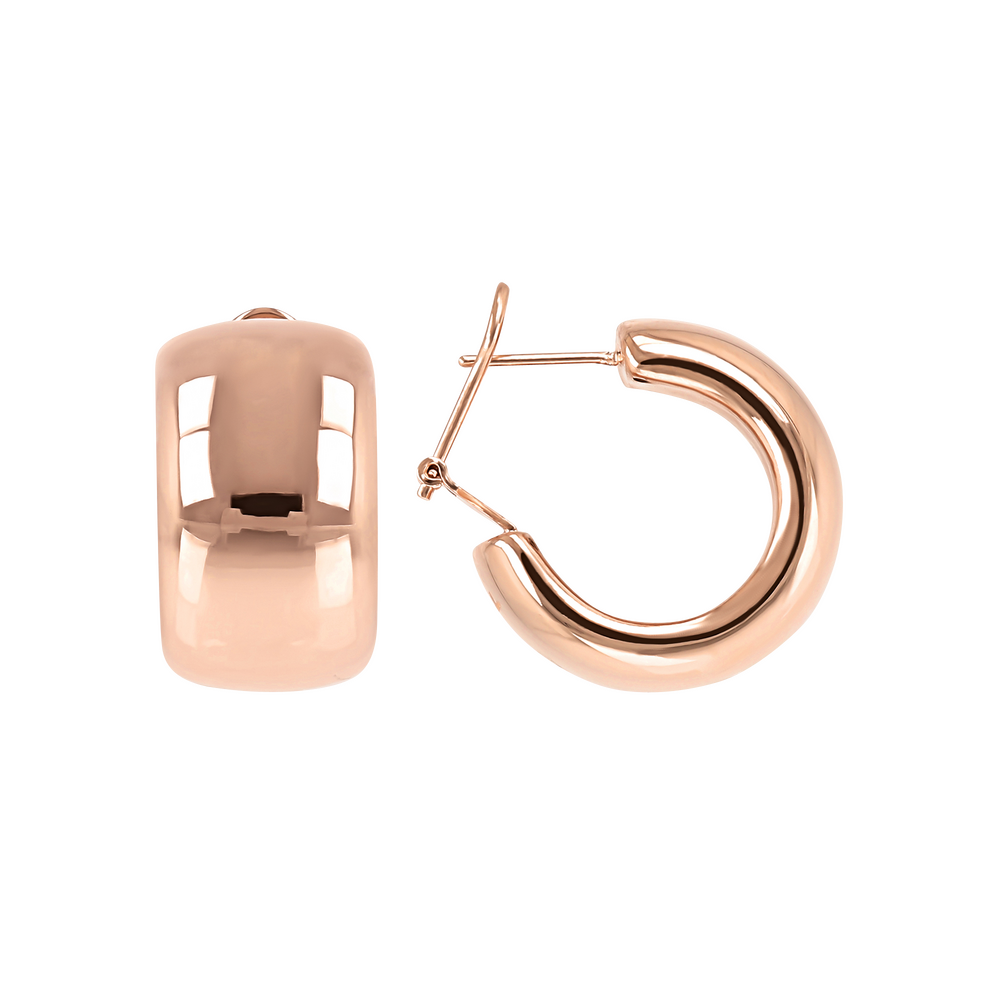 Bronzallure Purezza hoop earrings