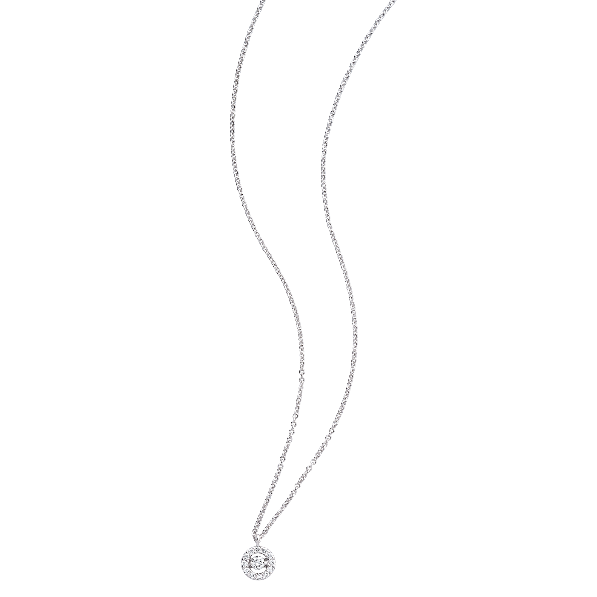 Brogle Classic necklace with diamond pendant Brogle Classic necklace with diamond pendant