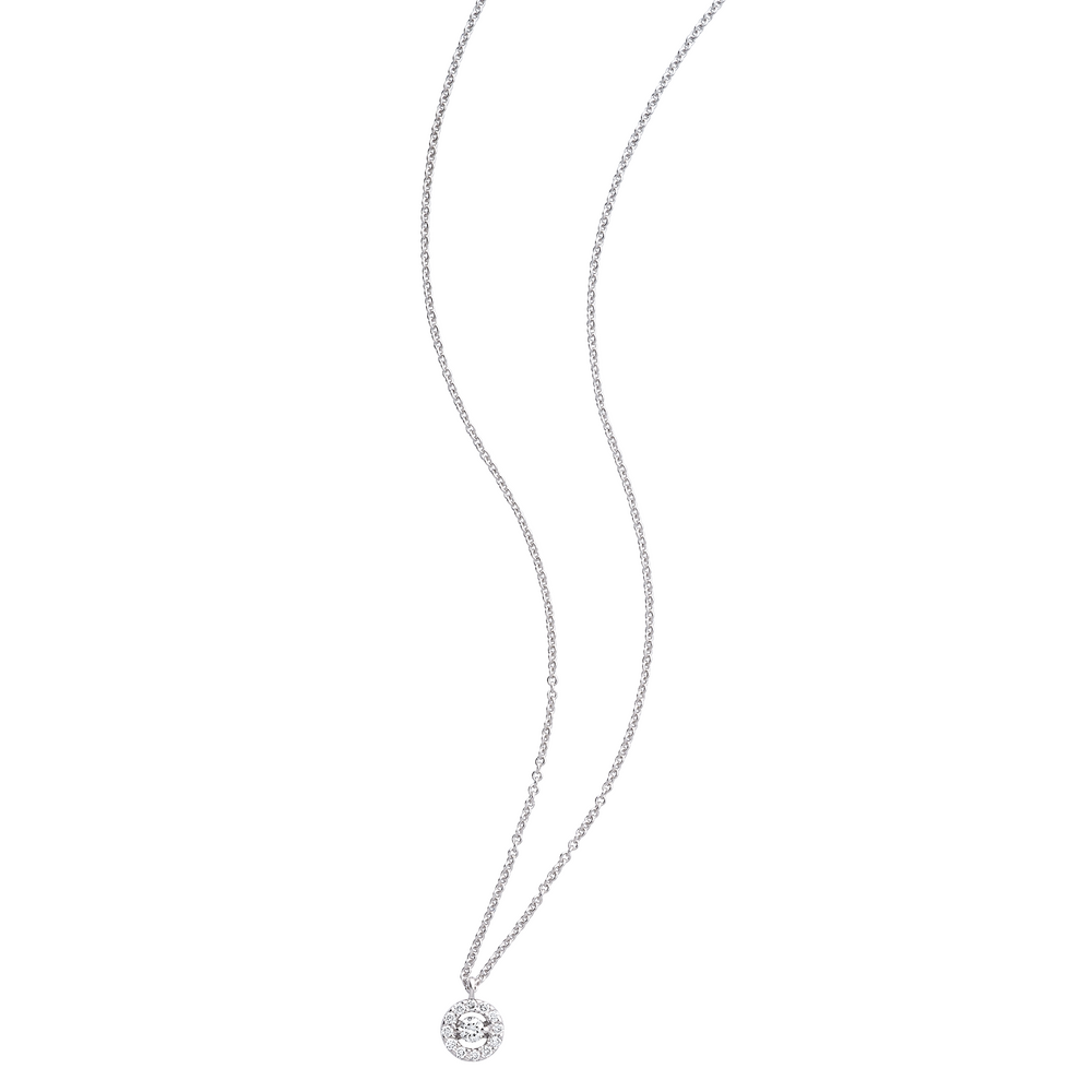 Brogle Classic necklace with diamond pendant Brogle Classic necklace with diamond pendant