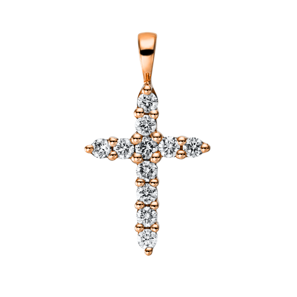 Brogle Selection Spirit cross pendant with diamonds