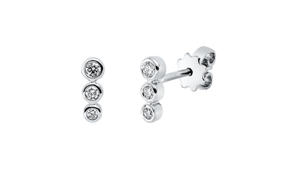 Brogle Classic diamond stud earrings
