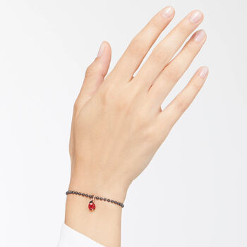 175883 DBB7008 EVERY PVDMX 110 Dodo bollicine bracelet 9k rose gold black pvd steel g64b029892bda4803
