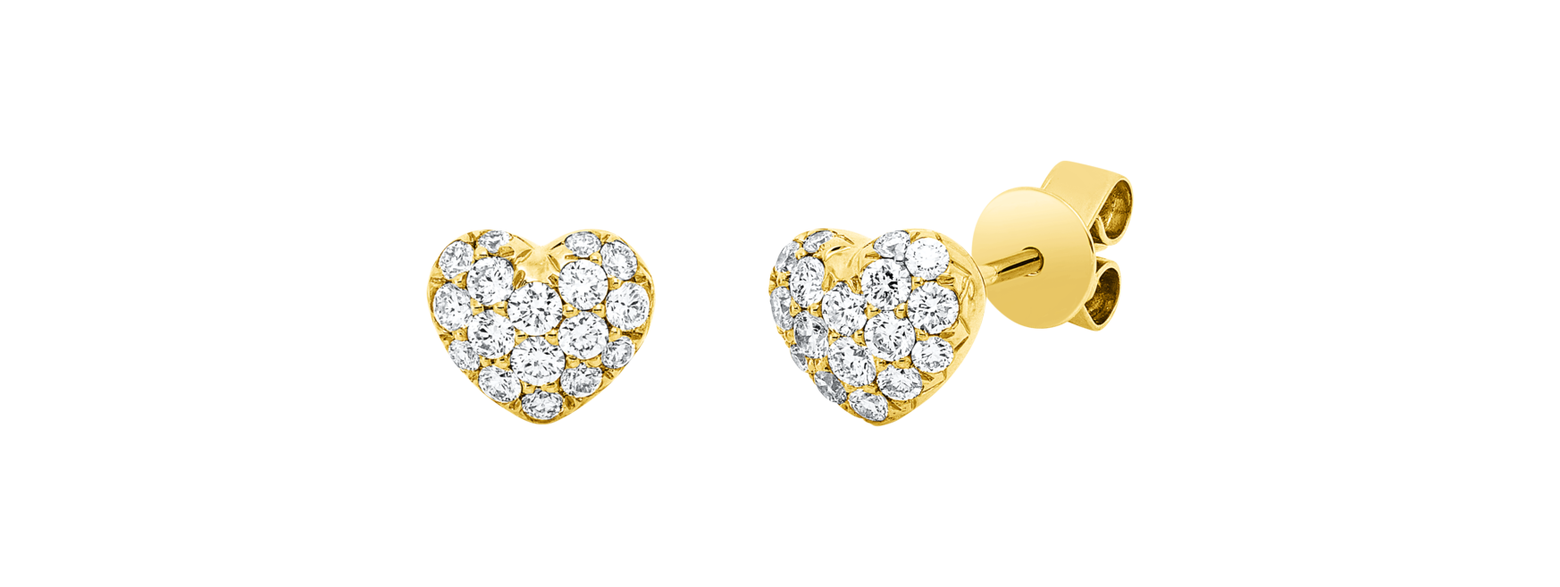 Brogle Classic Diamantherzohrstecker