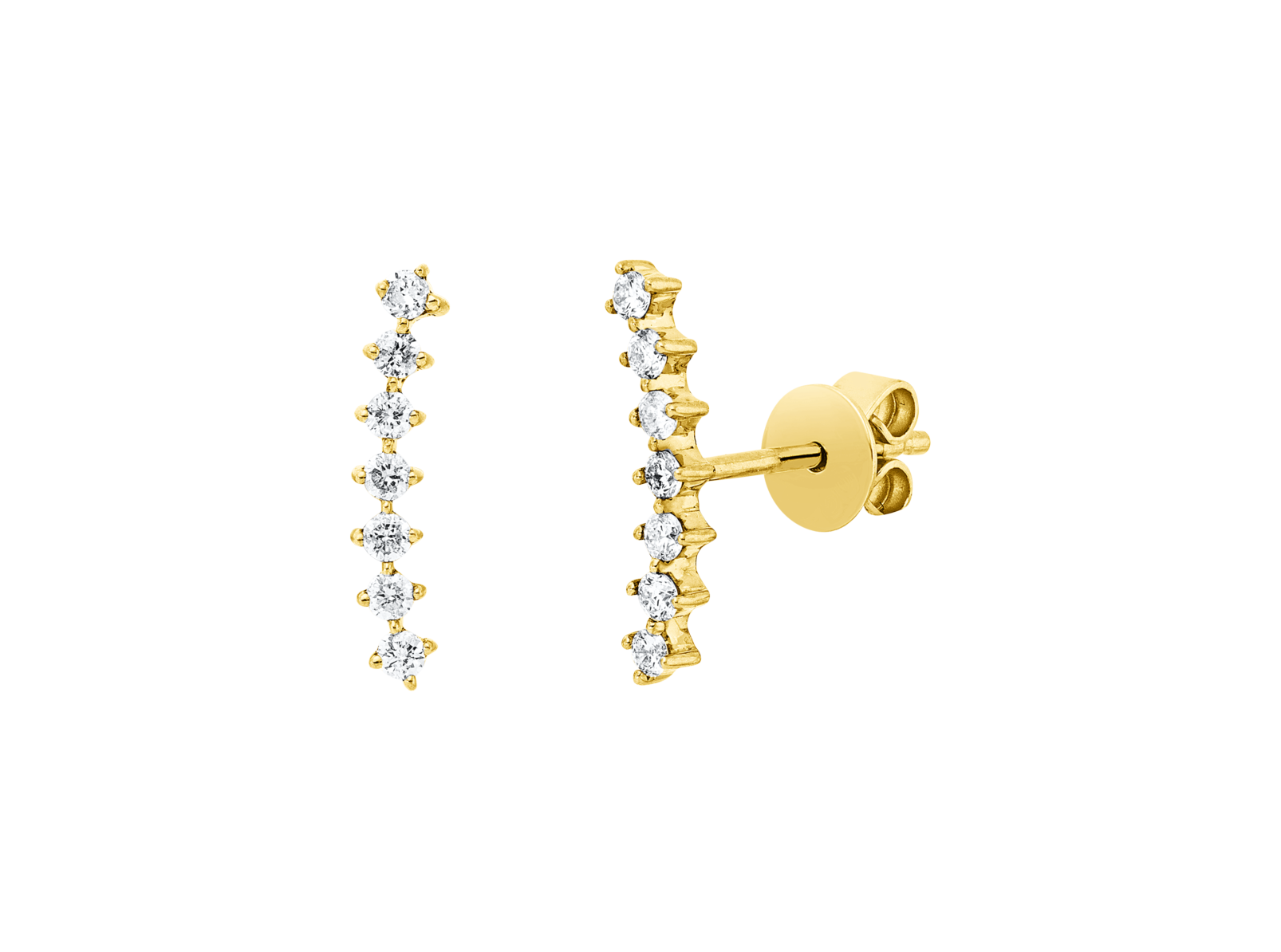 Brogle Classic diamond stud earrings