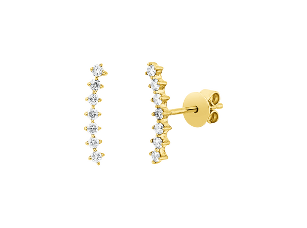 Brogle Classic diamond stud earrings