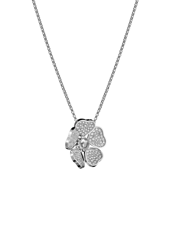 Chopard Happy Hearts Flowers Necklace with Pendant