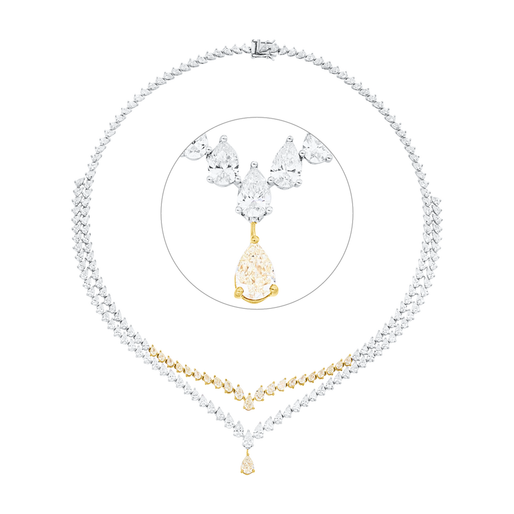 Brogle Selection Bicolor Diamantcollier Brogle Selection Bicolor Diamantcollier
