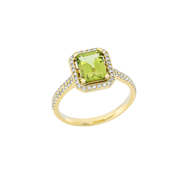 Brogle Classic peridot ring