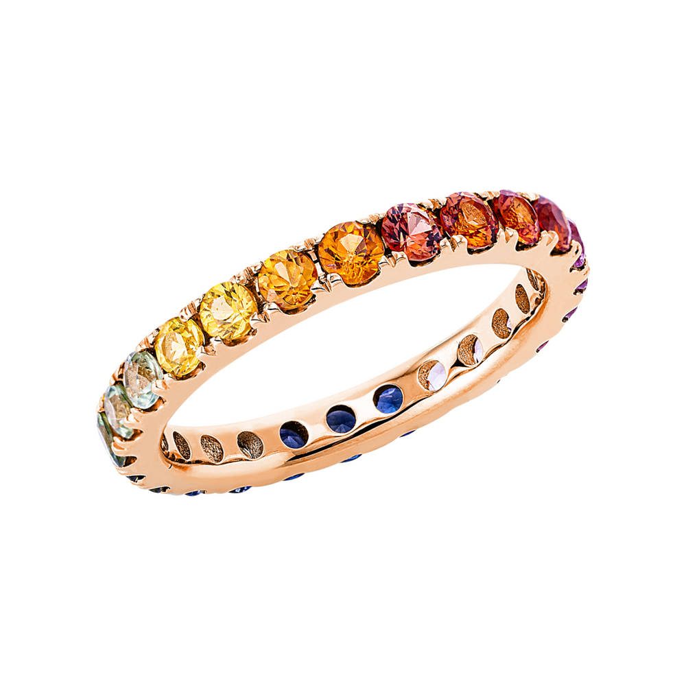 Brogle Selection Rainbow sapphire ring