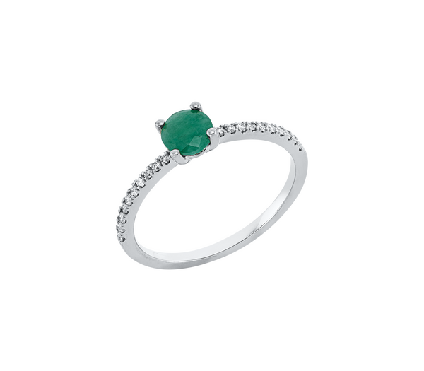 Brogle Classic emerald ring