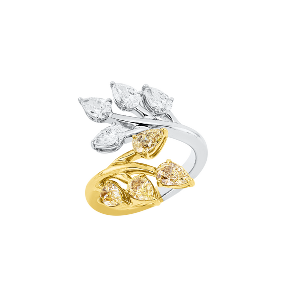 Brogle Selection Bicolor diamond ring Brogle Selection Bicolor diamond ring