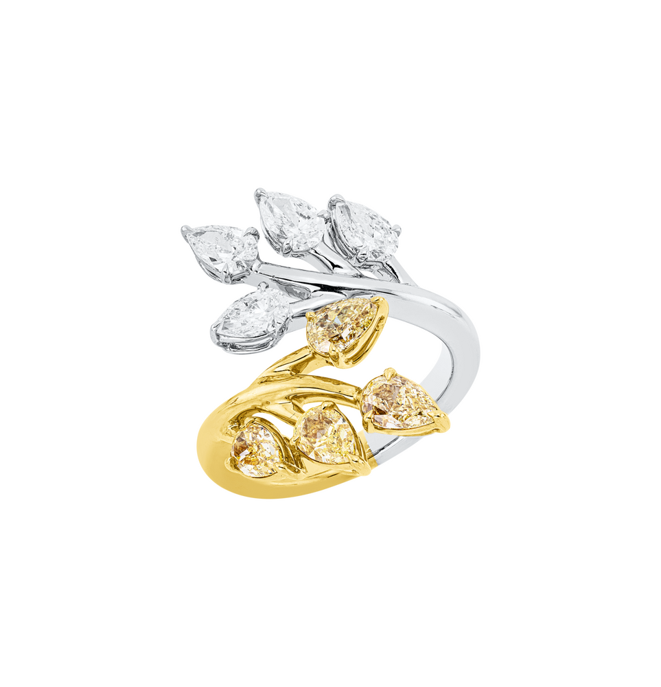 Brogle Selection Bicolor diamond ring Brogle Selection Bicolor diamond ring