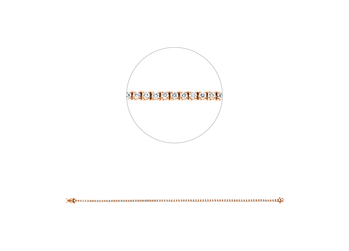 Brogle Classic tennis bracelet