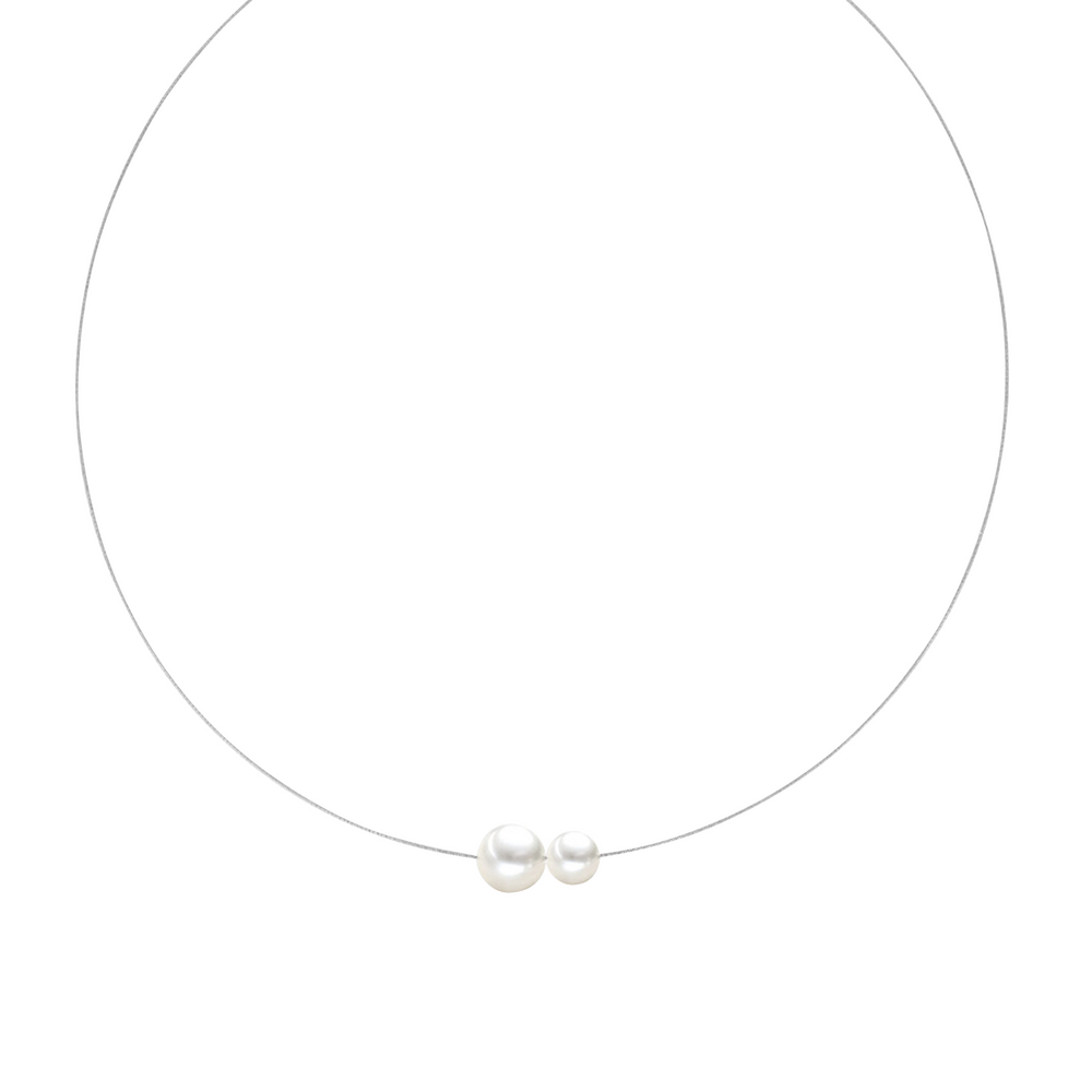 Brogle Selection Ocean freshwater pearl necklace