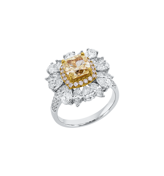 Brogle Selection Bicolor diamond ring