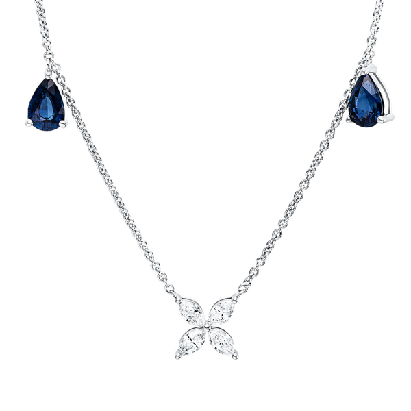 Brogle Classic Kette mit Saphiranhänger Brogle Classic Kette mit Saphiranhänger