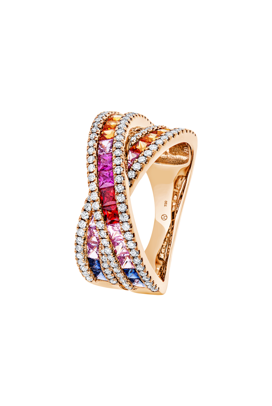 Brogle Selection sapphire ring Rainbow Brogle Selection sapphire ring Rainbow