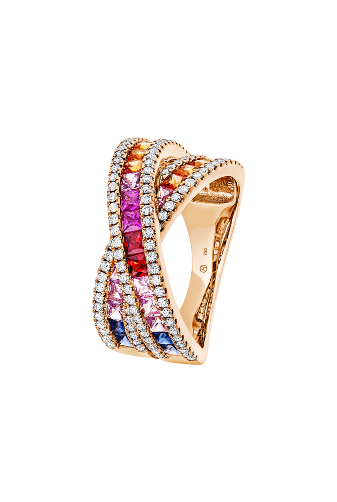 Brogle Selection sapphire ring Rainbow Brogle Selection sapphire ring Rainbow