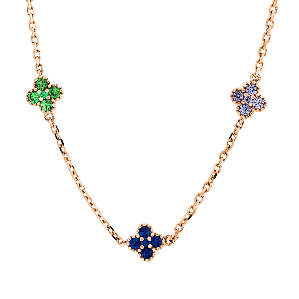 Brogle Classic Sapphire Necklace Rainbow