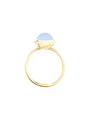 Tamara Comolli Bouton blauer Chalcedon S Ring