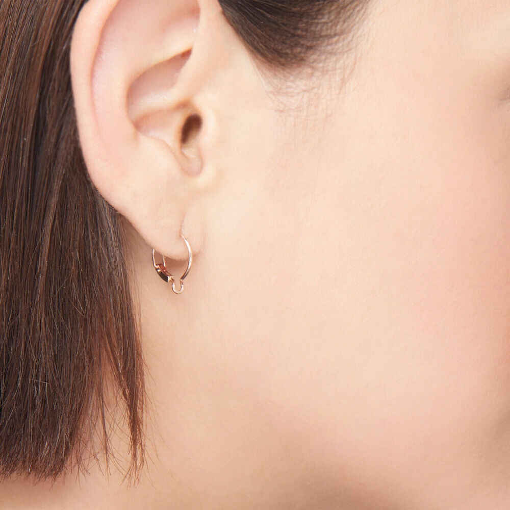 175995 DHB4000 HOOPS 0009R 110 Dodo essentials hoop earring 9k rose gold h64b027ef45cc9493