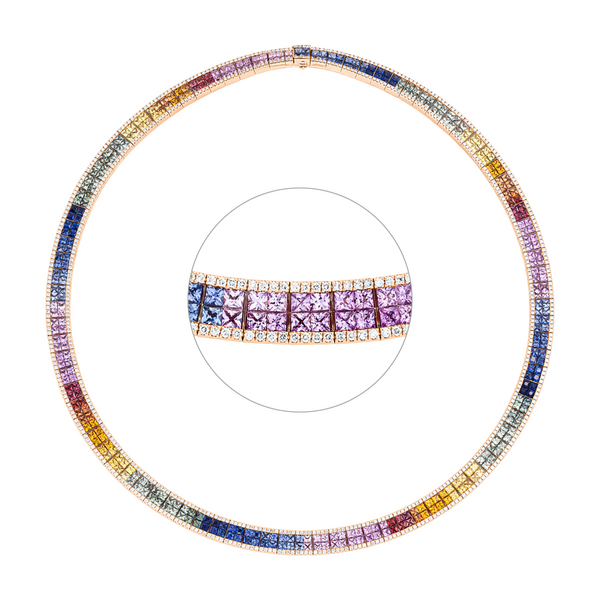Brogle Selection Saphirkette Rainbow