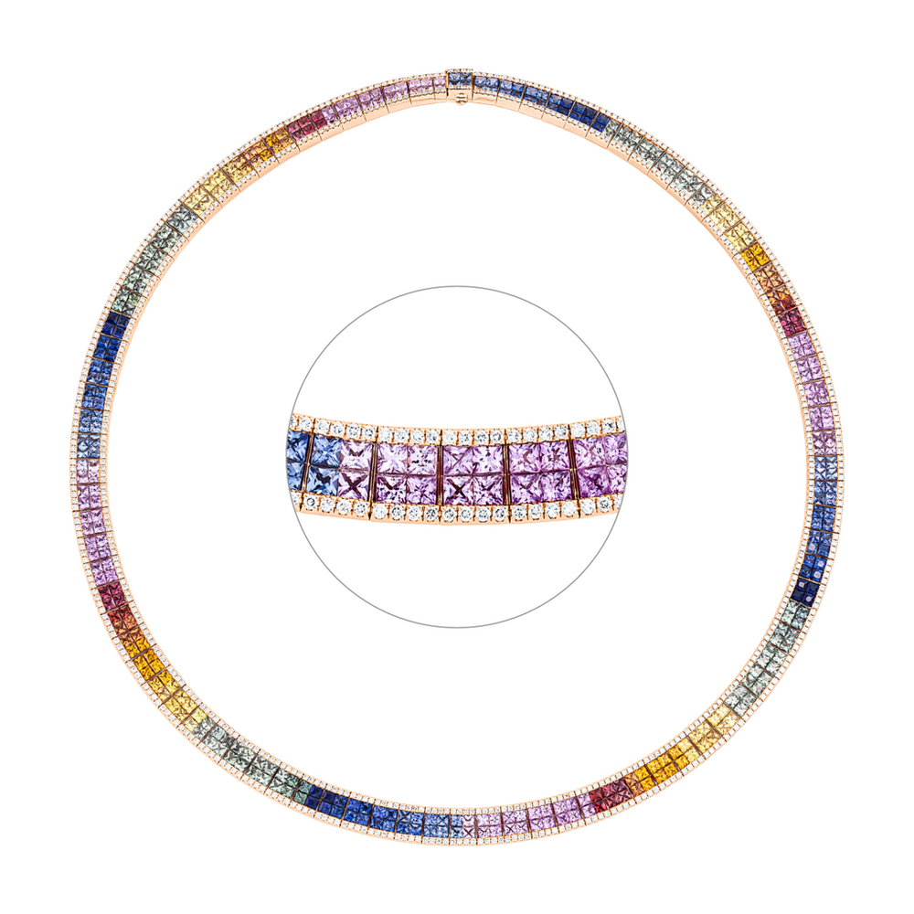 Brogle Selection Saphirkette Rainbow Brogle Selection Saphirkette Rainbow
