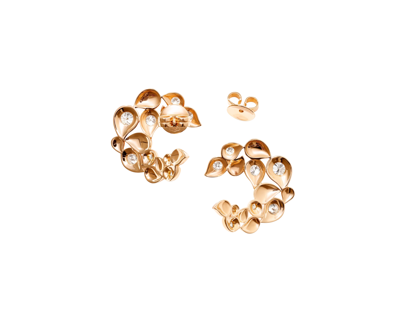 Tamara Comolli Snowflakes Hoop Classic earrings Tamara Comolli Snowflakes Hoop Classic earrings