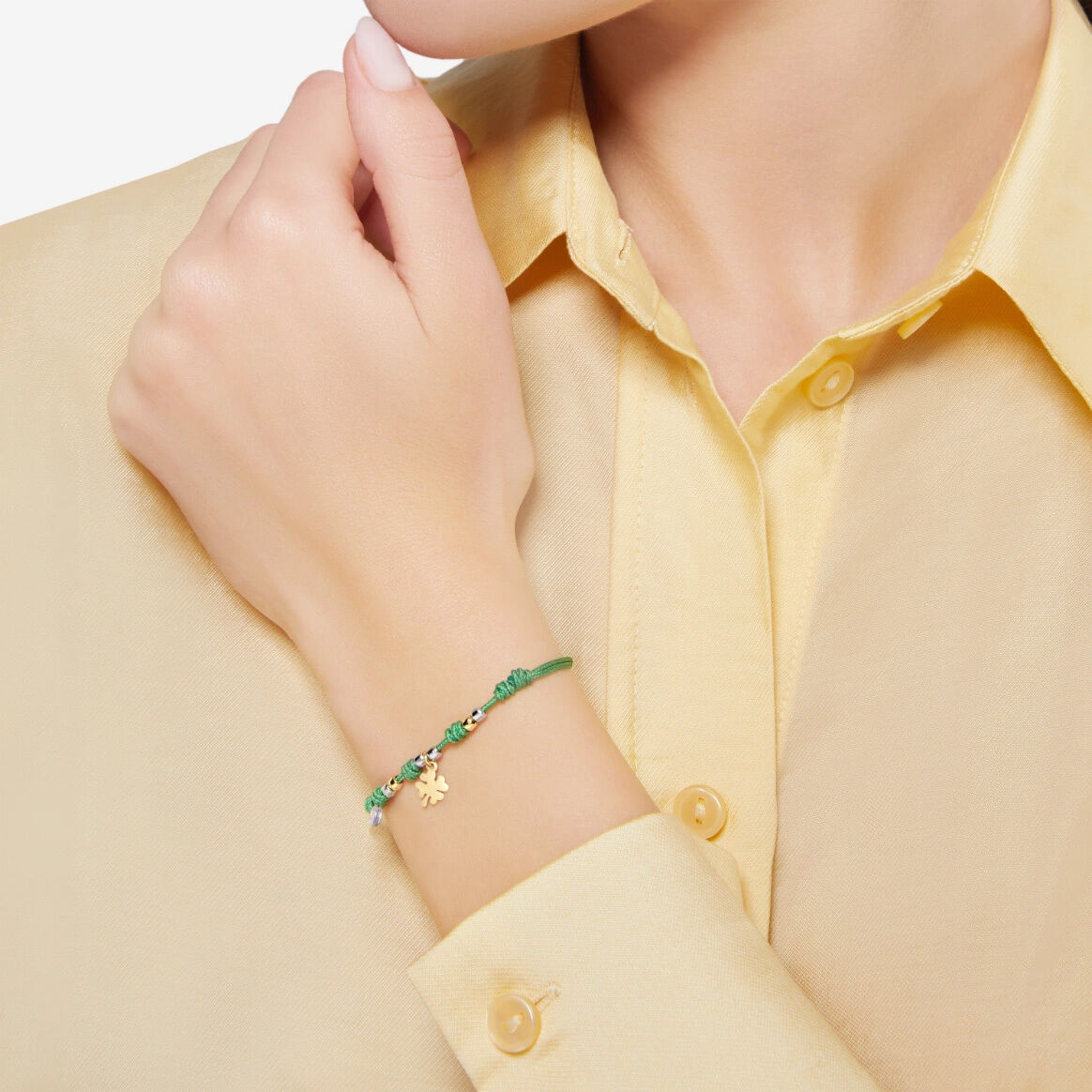 Dodo shamrock cord bracelet Dodo shamrock cord bracelet