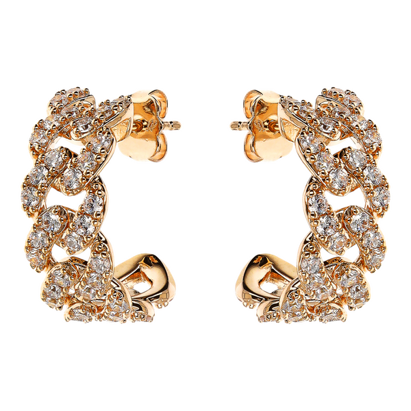 Bronzallure Golden stud earrings