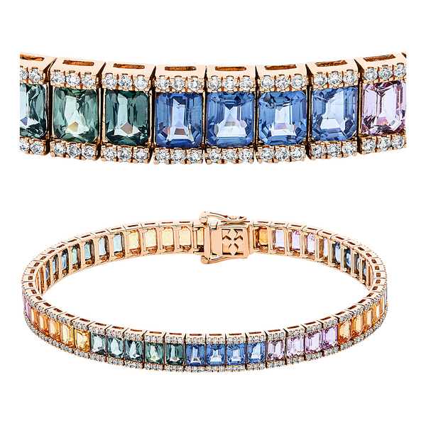 Brogle Selection Saphirarmband Rainbow Brogle Selection Saphirarmband Rainbow