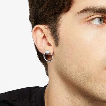 DHC2002 KNOT0 000AG 110 Dodo nodo hoop earring 925 sterling silver large model c662660c68924df6e