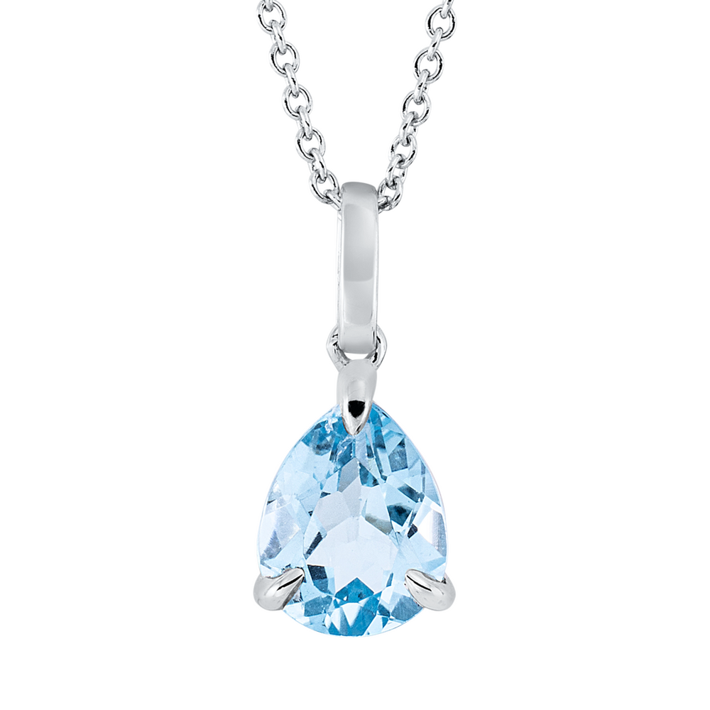 Brogle Classic Kette mit Sky-Topasanhänger