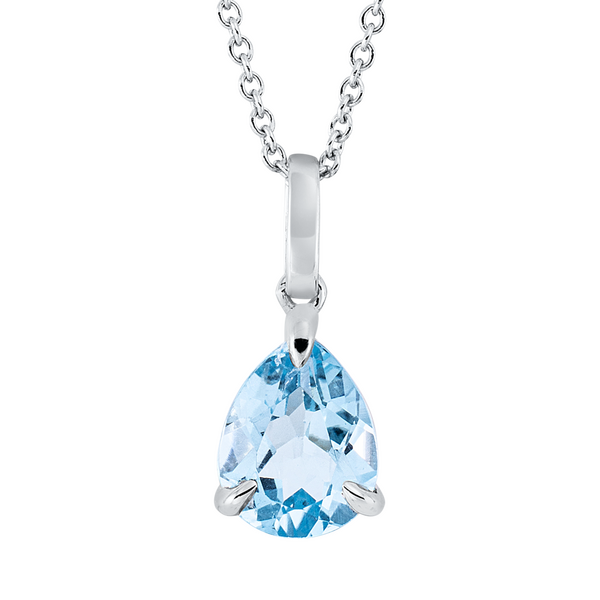 Brogle Classic Kette mit Sky-Topasanhänger Brogle Classic Kette mit Sky-Topasanhänger