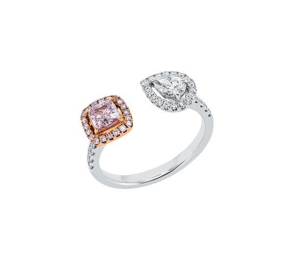 Brogle Selection Bicolor diamond ring