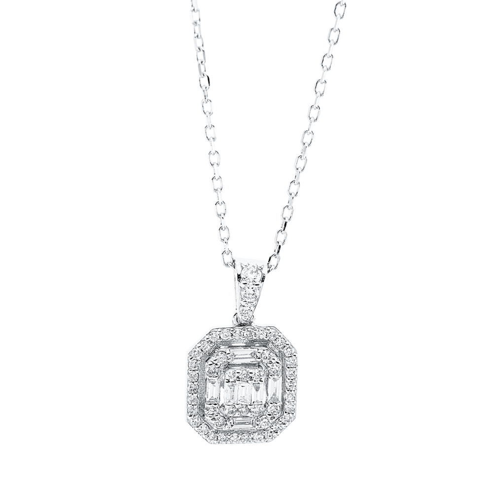 Brogle Classic necklace with diamond pendant Brogle Classic necklace with diamond pendant