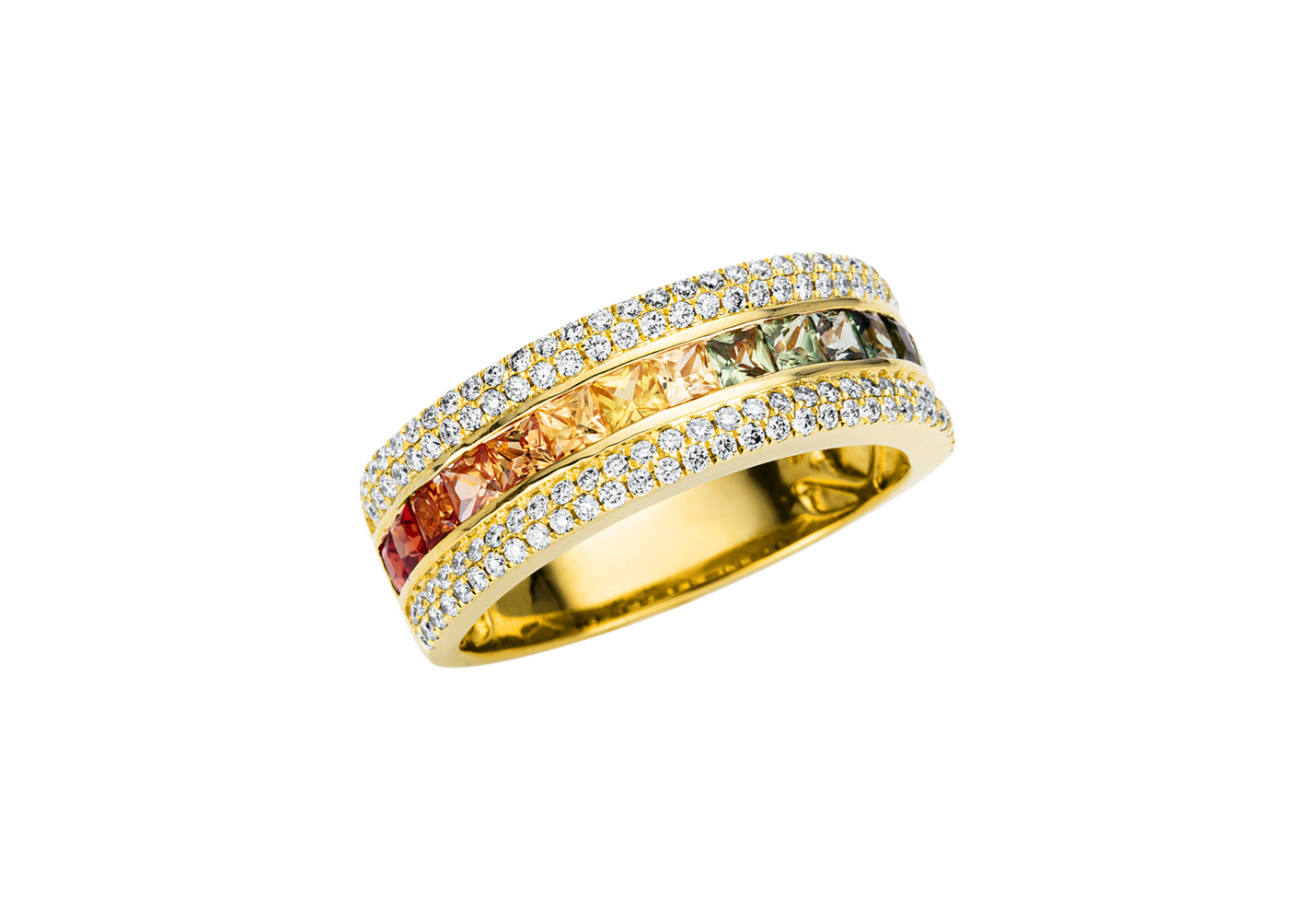 Brogle Classic Sapphire Ring Rainbow Brogle Classic Sapphire Ring Rainbow
