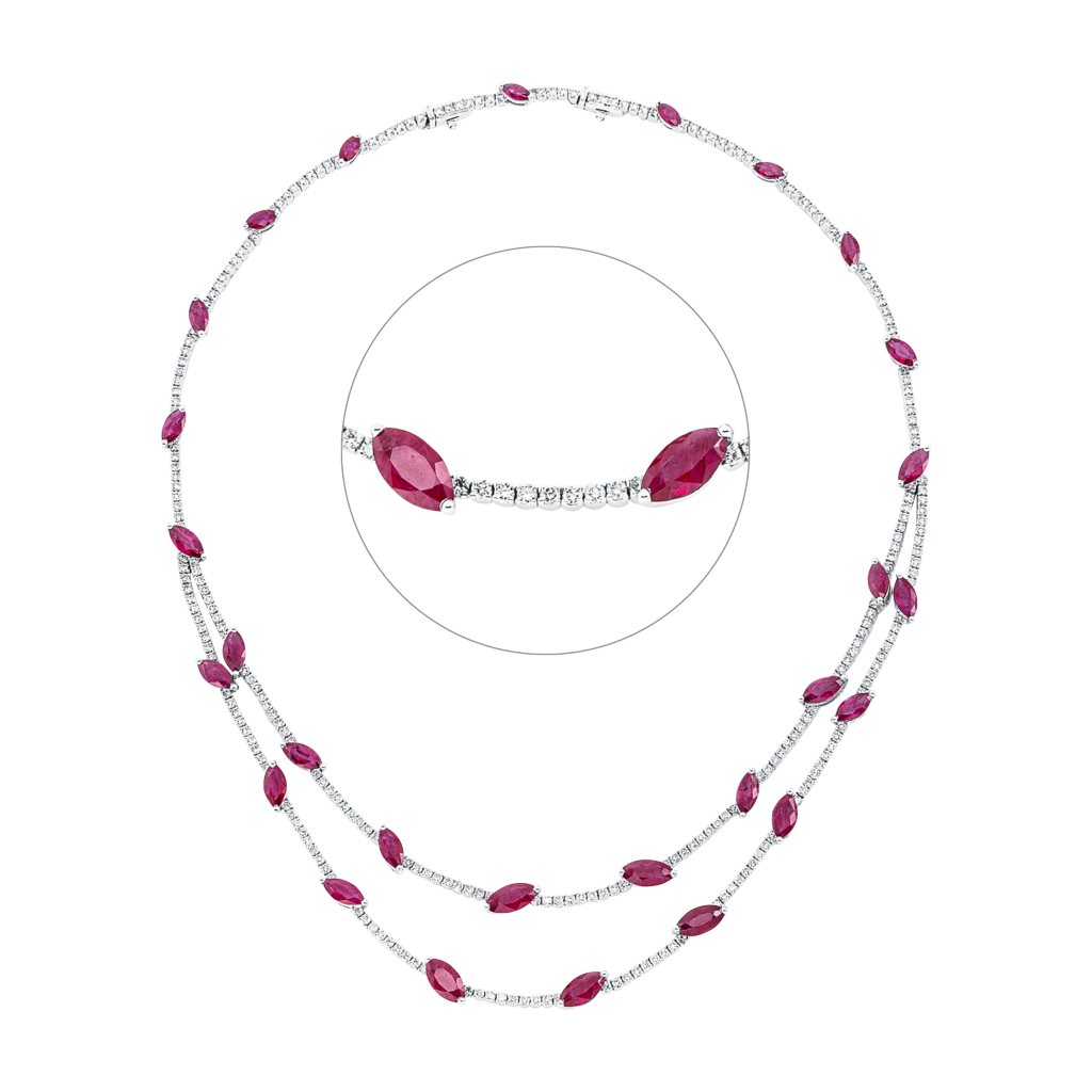 Brogle Selection ruby necklace Brogle Selection ruby necklace