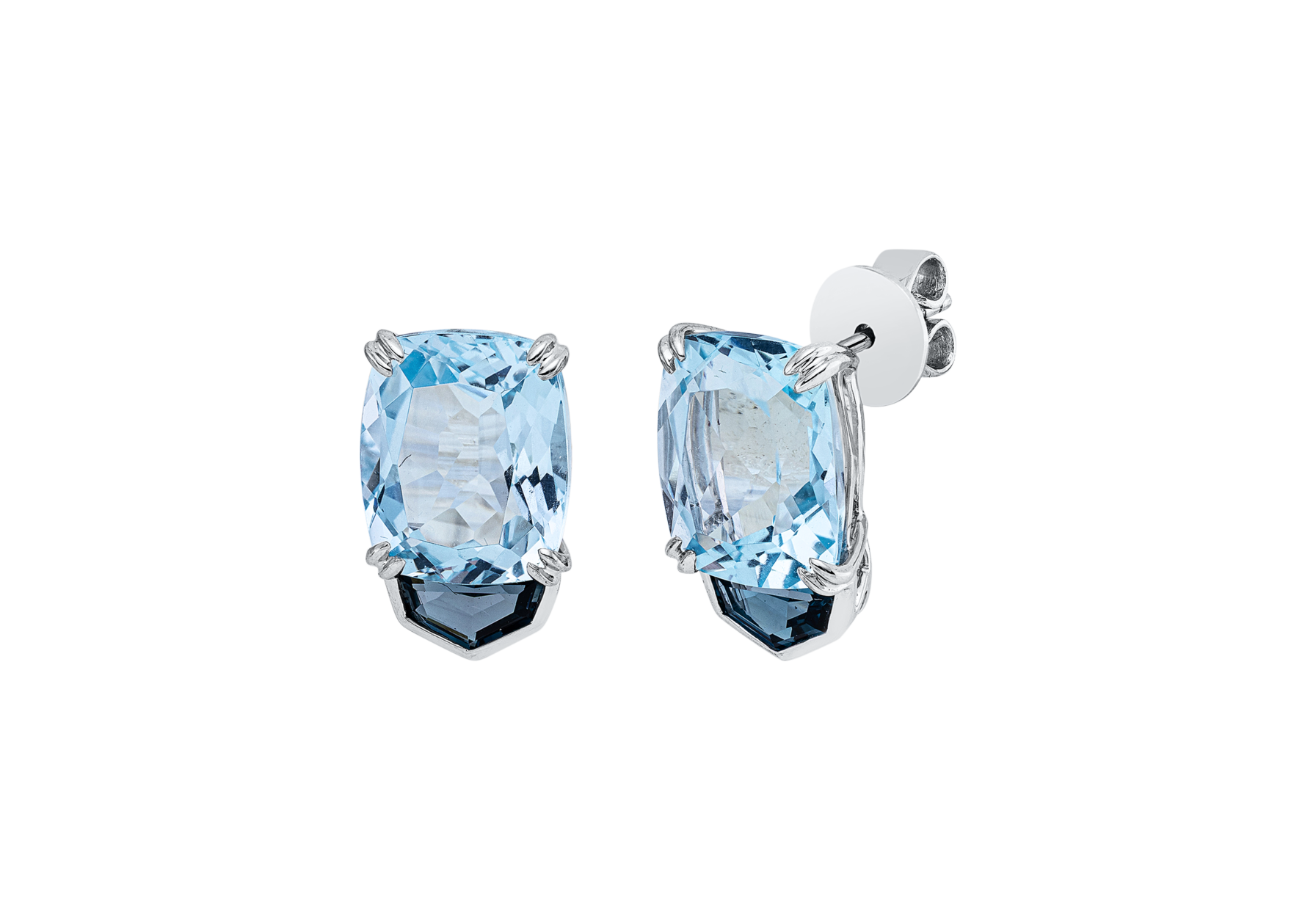 Brogle Classic colored stud earrings